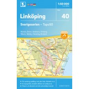 40 Linköping Sverigeserien 1:50 000